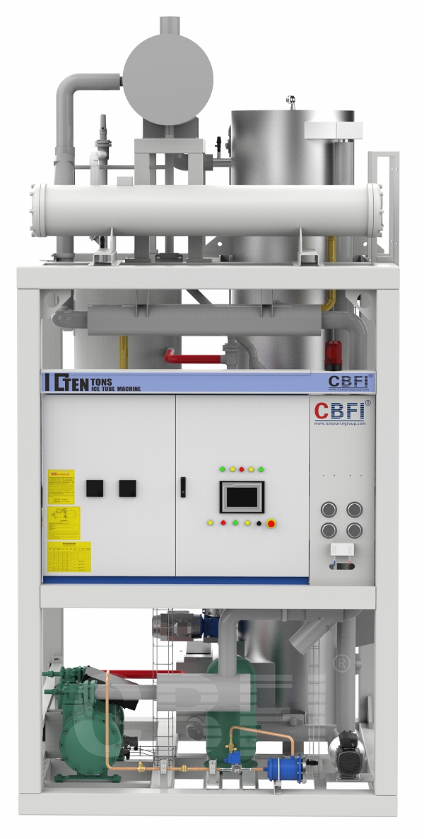 CBFI TV100 10 Tons Per Day Integrated Tube Ice Making Machine