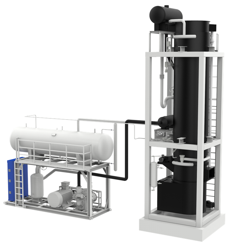 Mesin ais tiub ammonia