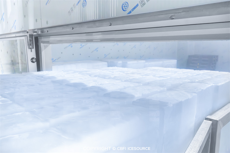 Mesin Ais Blok Penyejukan Langsung 10-Tan Kes Berjaya di Anhui, China