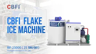 【EN】 CBFI BF25000 | Mesin Ais Kepingan 25 TPD | Ujian Pra-Penghantaran Kilang